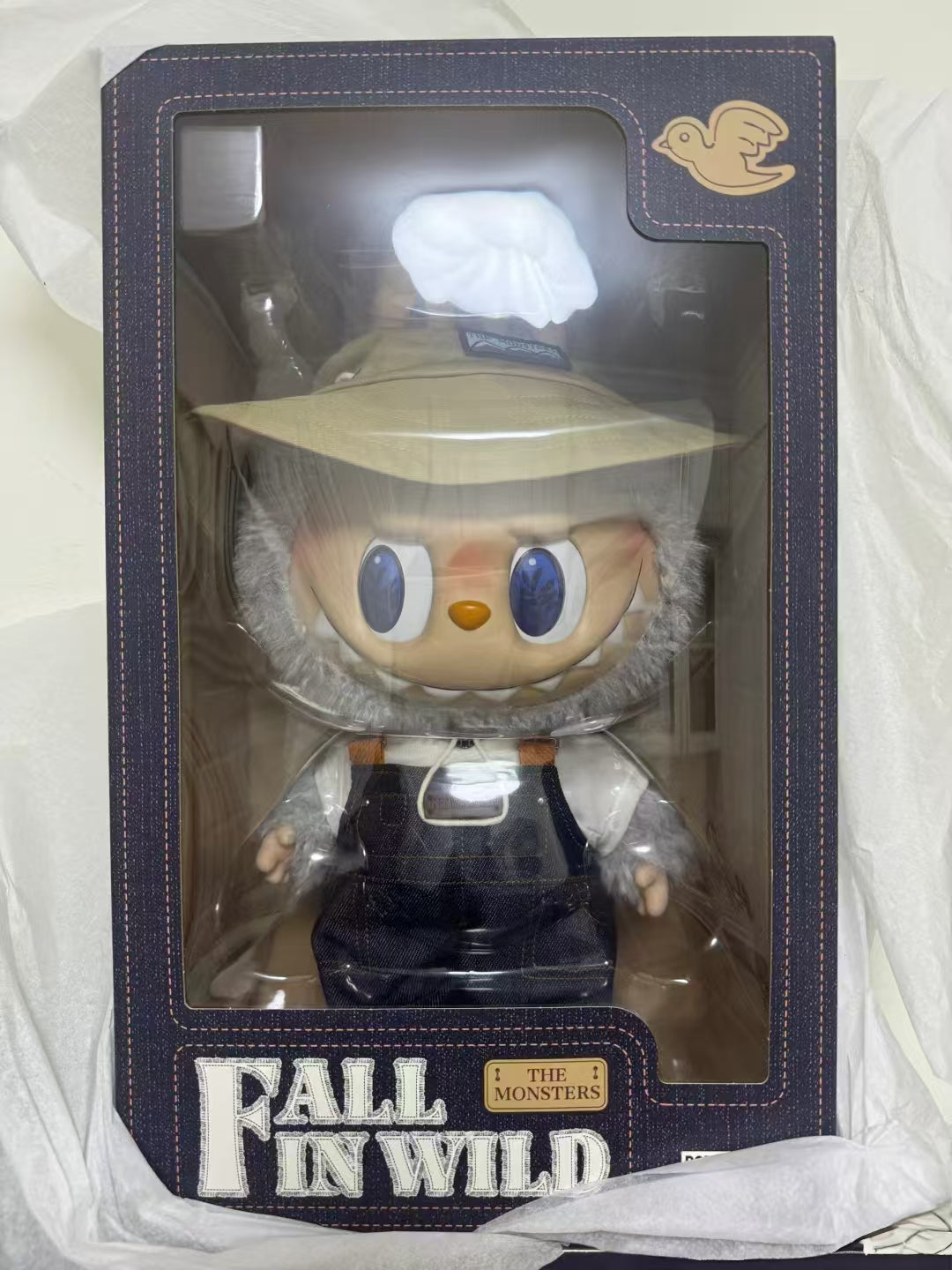 LABUBU Fall in wild (big) rubber-lined plush doll