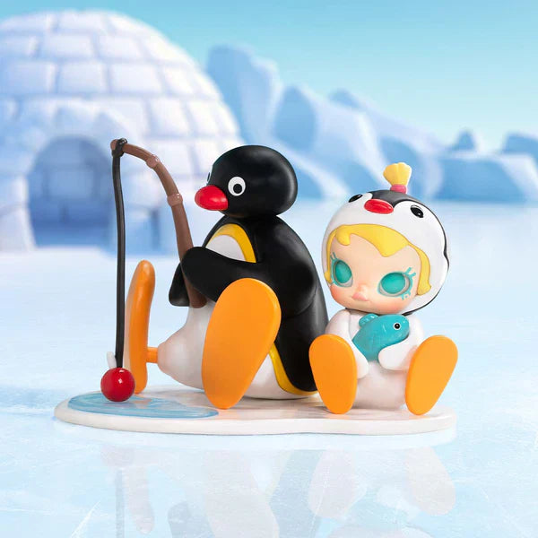 Baby Molly × Pingu Happy Fishing Series-Vinyl Plush Pendant Blind Box