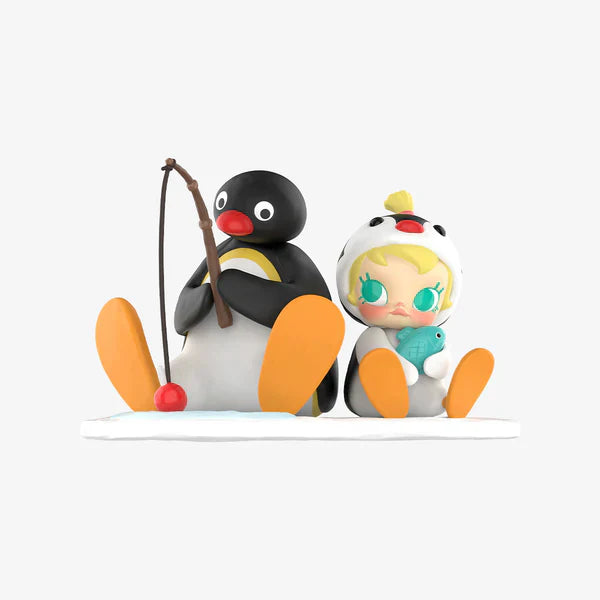 Baby Molly × Pingu Happy Fishing Series-Vinyl Plush Pendant Blind Box
