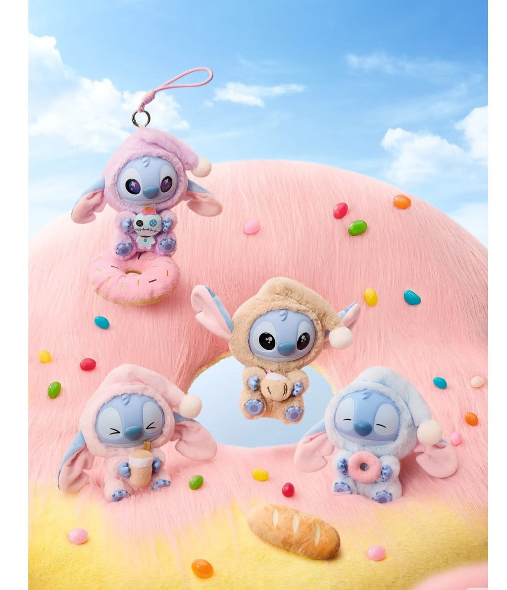 Disney Stitch Eat Something Before Sleep Collection Vinyl Plush Toy Surprise Box