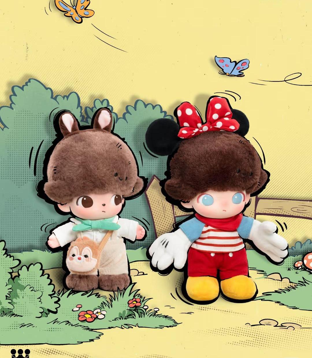 DIMOO WORLD x DISNEY Series-Vinyl Plush Keychain Blind Box