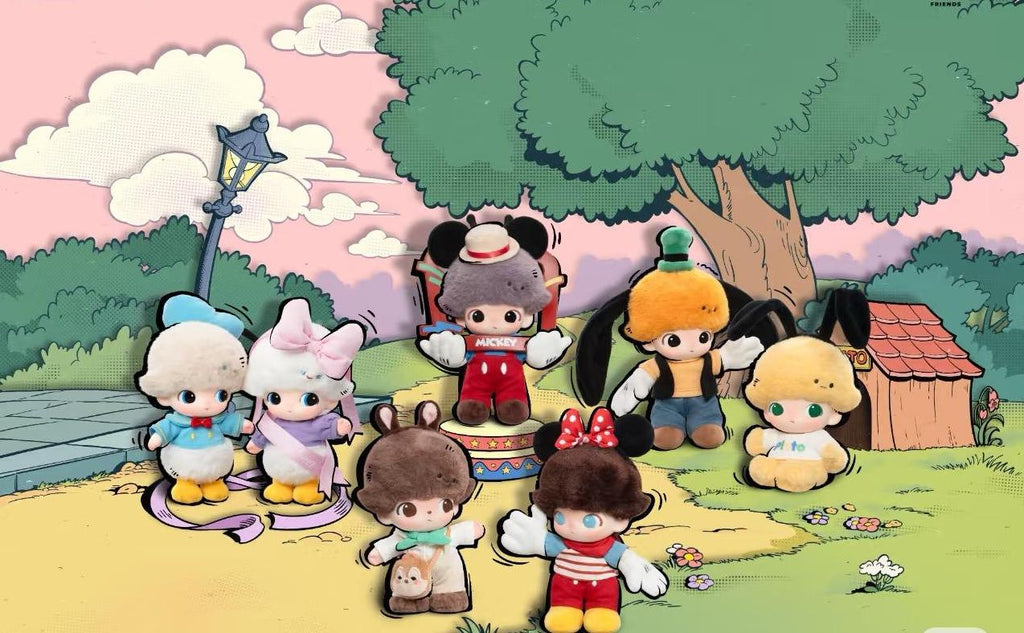 DIMOO WORLD x DISNEY Series-Vinyl Plush Keychain Blind Box
