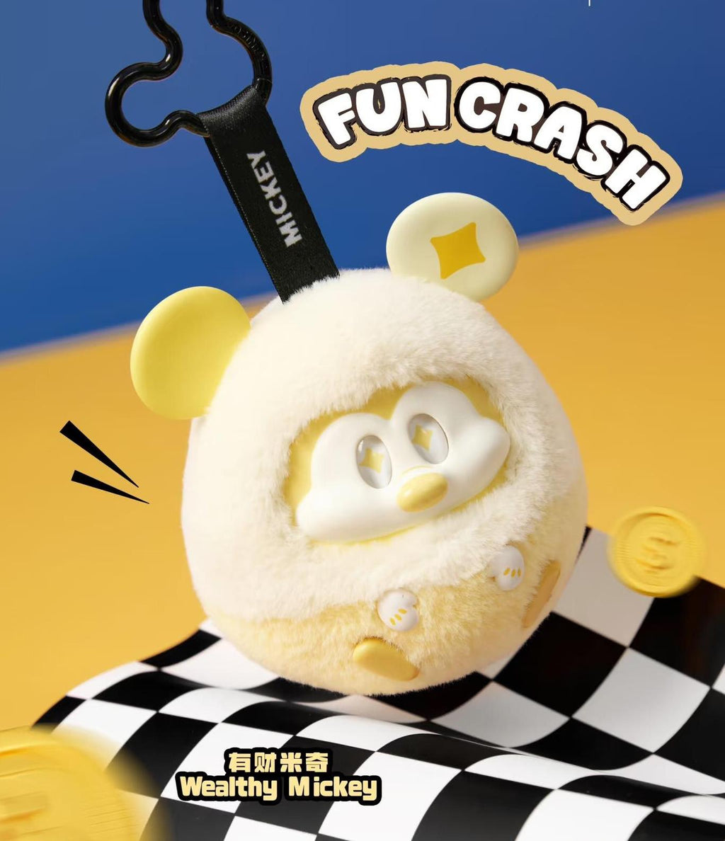 DISNEY FUN CRASH Series Plush Blind Box keychain