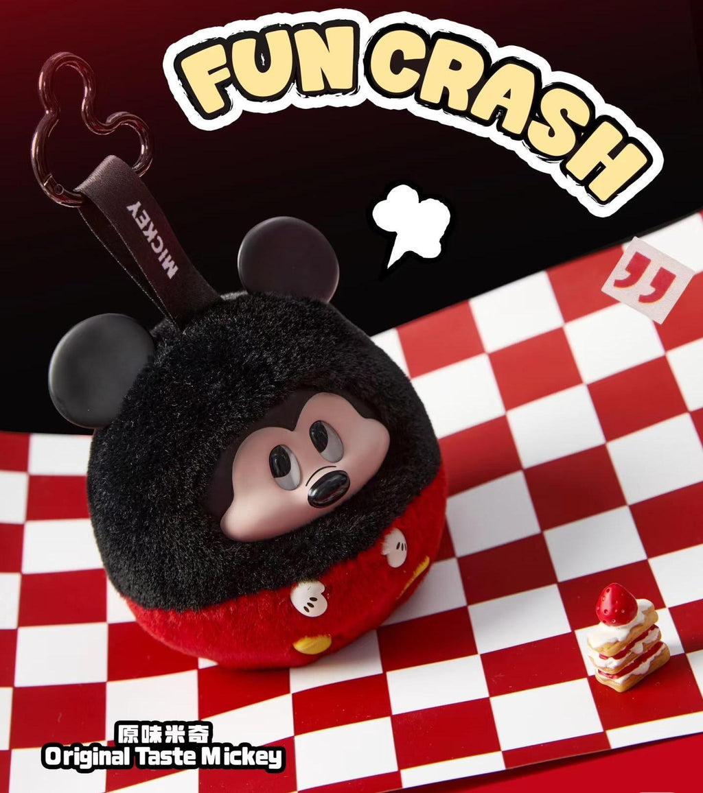 DISNEY FUN CRASH Series Plush Blind Box keychain