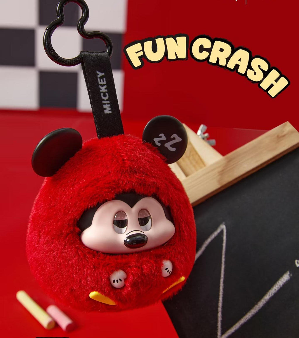 DISNEY FUN CRASH Series Plush Blind Box keychain