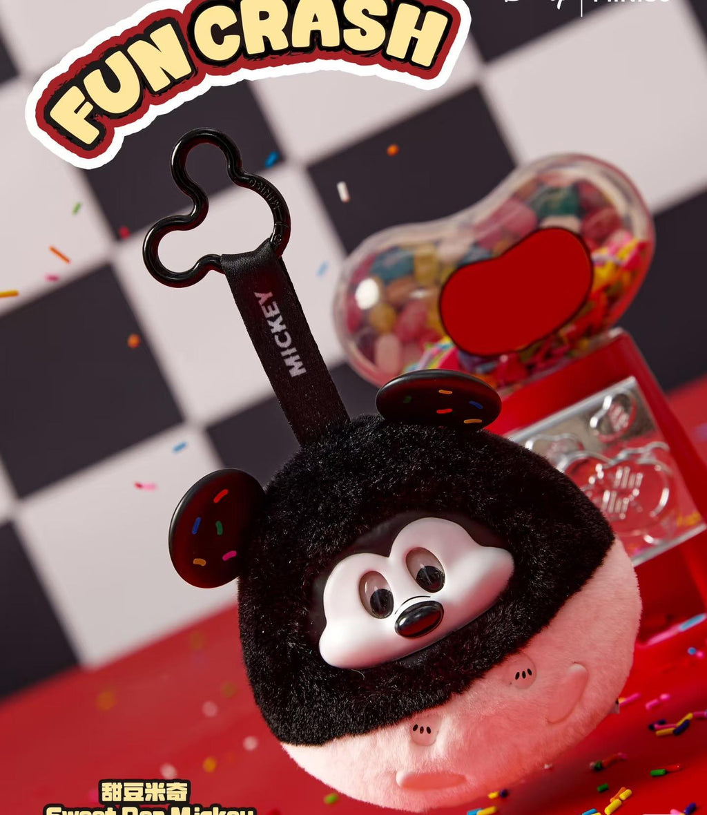 DISNEY FUN CRASH Series Plush Blind Box keychain