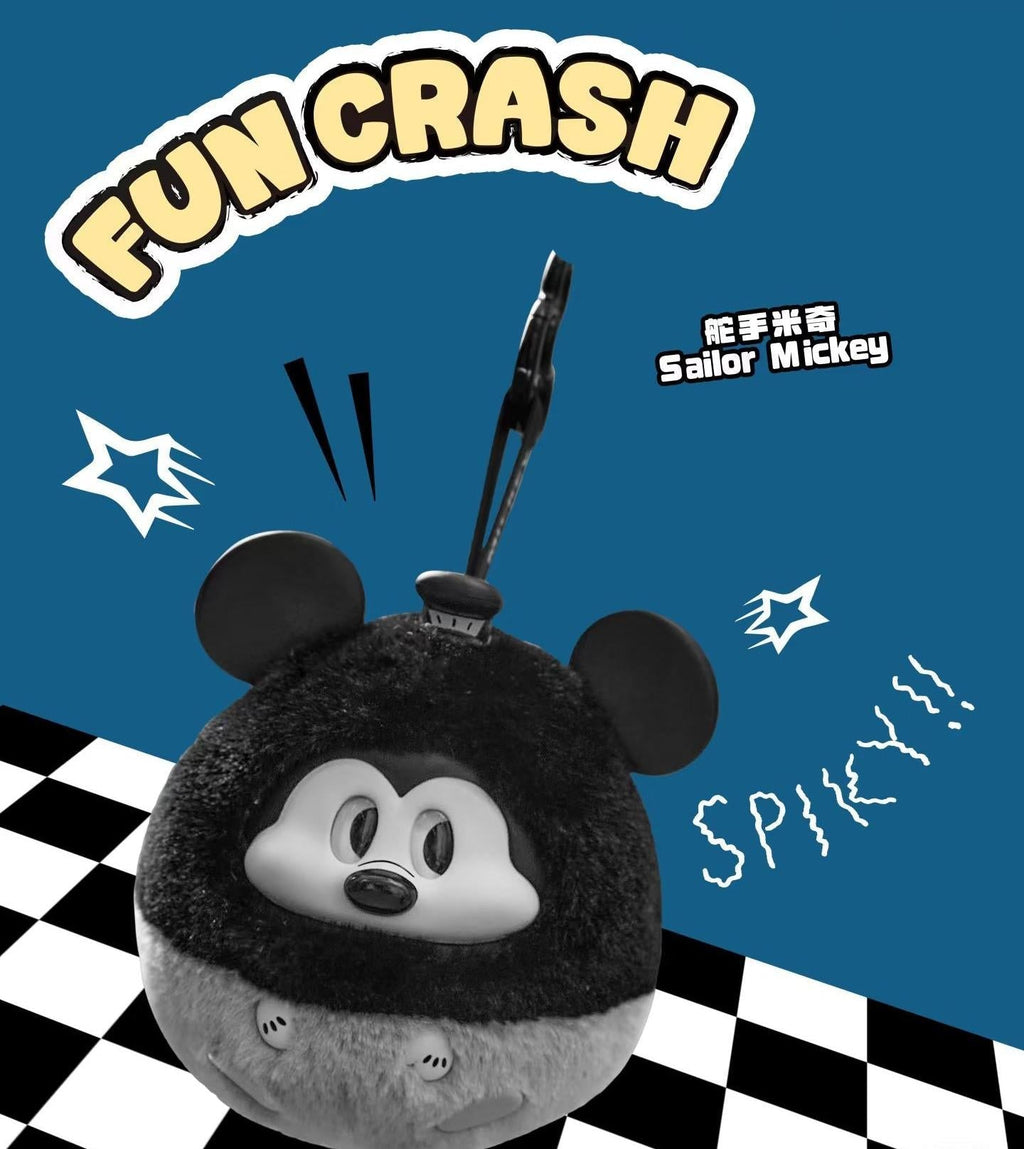 DISNEY FUN CRASH Series Plush Blind Box keychain
