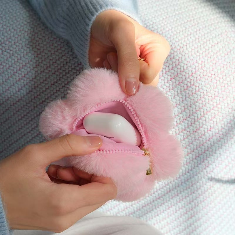 crybaby sad club series-silicone plush earphone bag