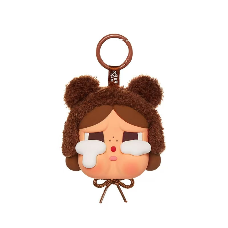 (PRE-3DAYS)crybaby cry again series-silicone plush earphone bag