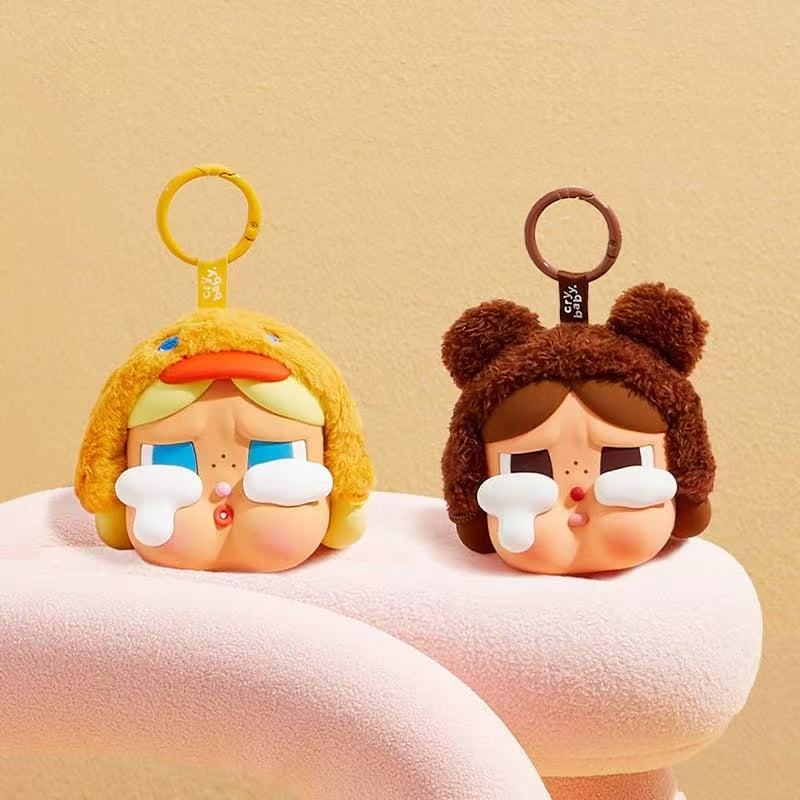 (PRE-3DAYS)crybaby cry again series-silicone plush earphone bag