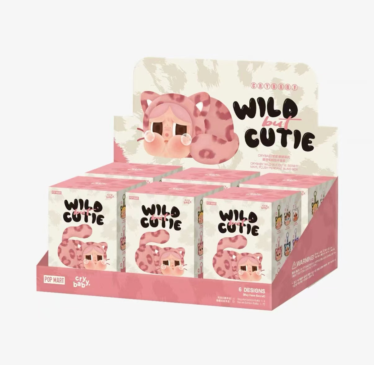 CRYBABY Wild but cutie series-vinyl plush pendant blind box