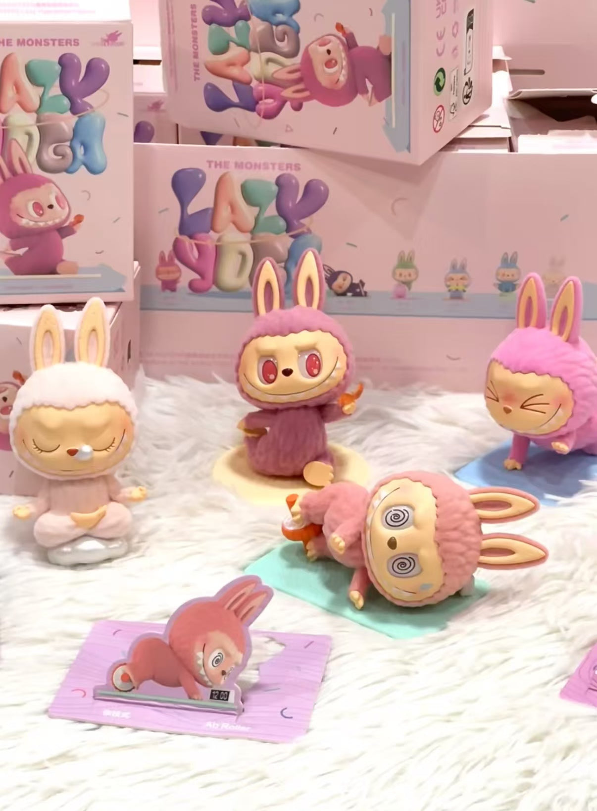 Labubu Lazy Yoga Series Handmade Blindbox