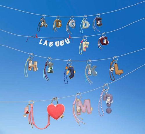 (A-M)THE MONSIERS PIN FOR LOVE SERIES-Alphabet pendant blind box