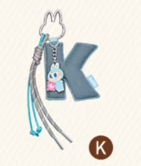 (A-M)THE MONSIERS PIN FOR LOVE SERIES-Alphabet pendant blind box