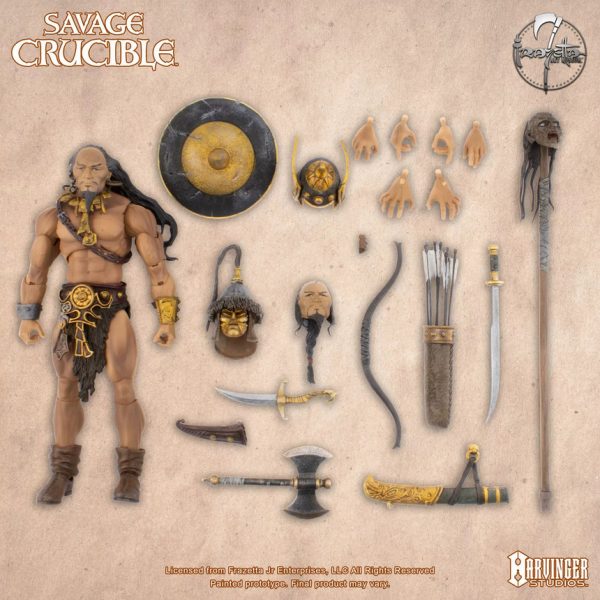 [Pre-order] 1/12 Savage Crucible Wave 4 Kubla Khan, Set'Karra & Naa'Om Arkon Action Figures