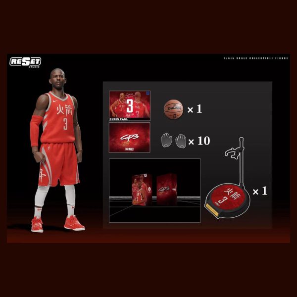 [Pre-order] ResetStudio Chris Paul Houston Rockets Chinese Edition 1/6 Articulated Figure